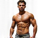 Icono de un hombre fuerte y enérgico, representando el bienestar masculino.